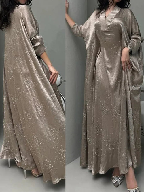Beaded Abaya Dress - Elegant Eid Fashion - Cralom x Cralom