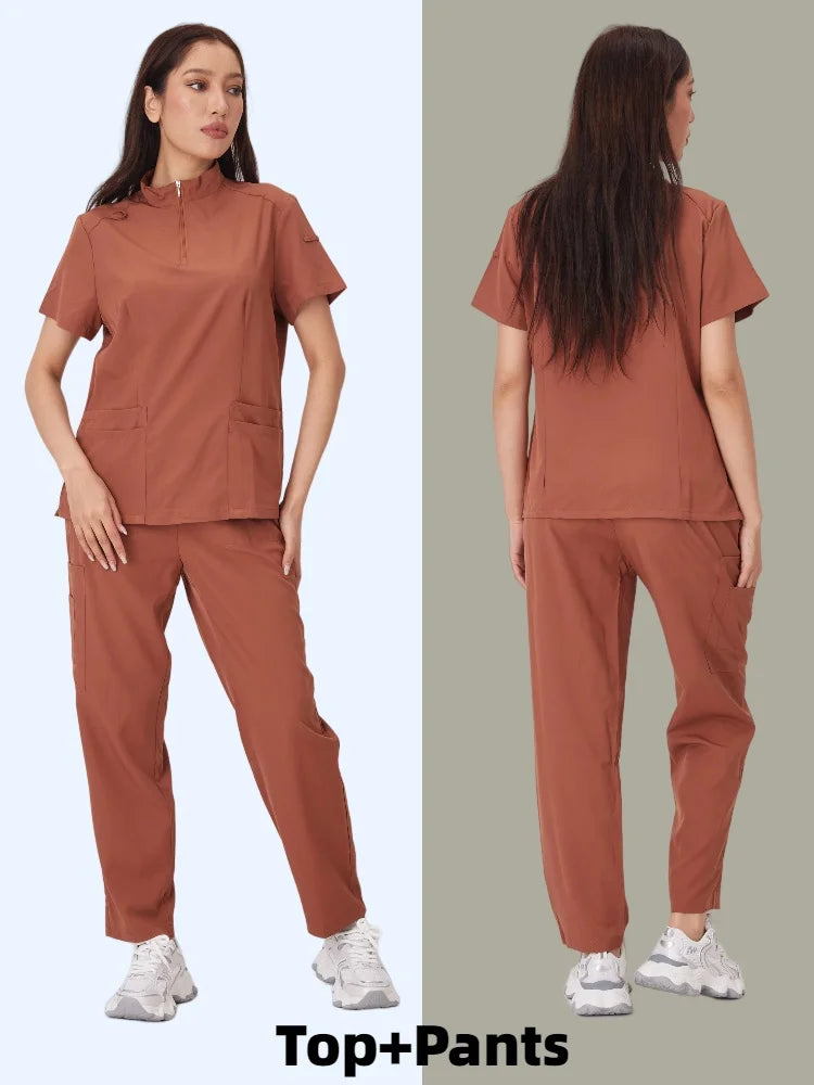 Cralom Medical Scrubs Set - Professional Nursing Uniforms for Men & Women