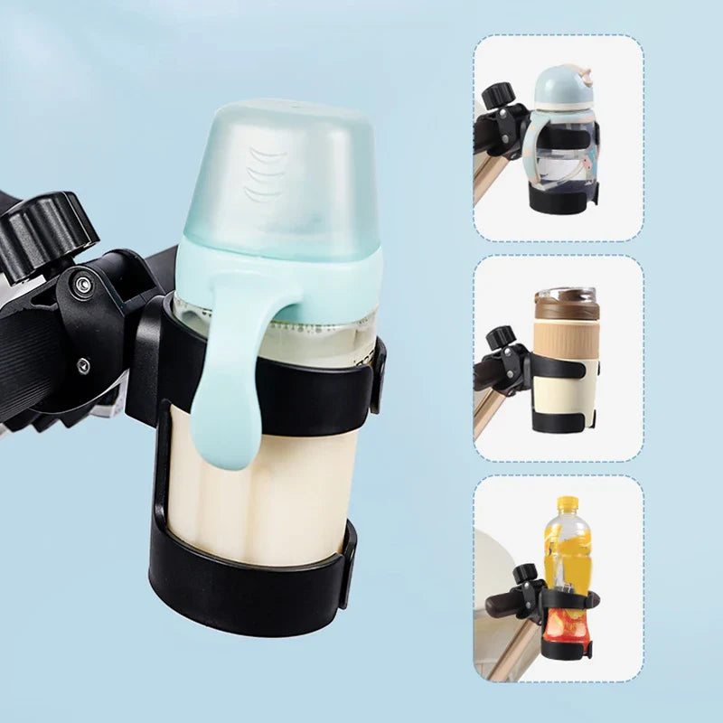 Cralom 2-in-1 Baby Stroller Cup Holder & Bicycle Cart Attachment