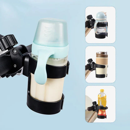 Cralom 2-in-1 Baby Stroller Cup Holder & Bicycle Cart Attachment