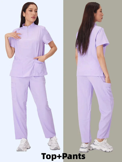 Cralom Medical Scrubs Set - Professional Nursing Uniforms for Men & Women