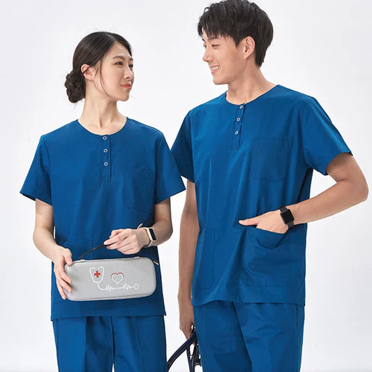 Cralom Medical Scrub Set Tunic 212 - Workwear Nursing Doctor Uniforms