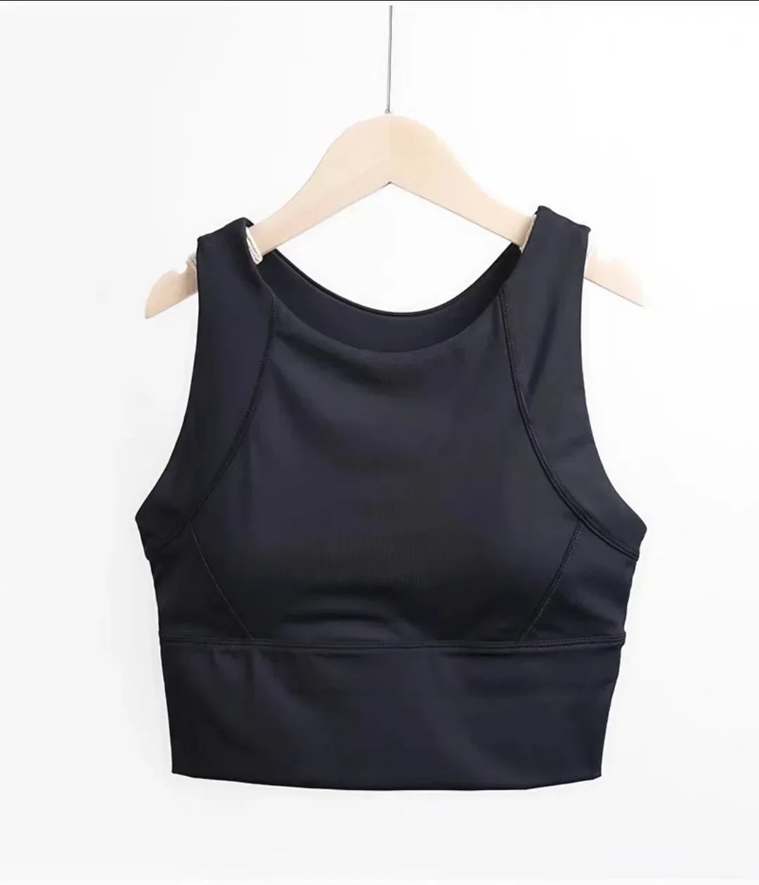 Cralom Shockproof Yoga Bra for Women, Quick Dry Gym Crop Top, Running Workout Bra