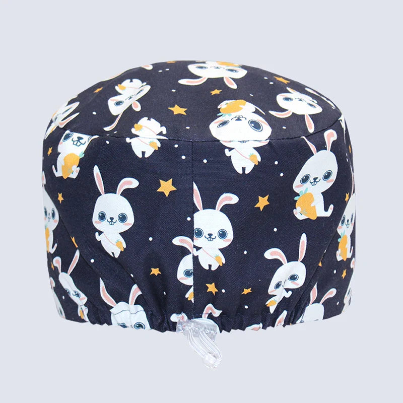 Cralom Cotton Medical Skullcap for Surgical Scrub and Nursing