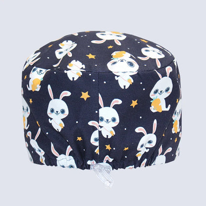 Cralom Cotton Medical Skullcap for Surgical Scrub and Nursing