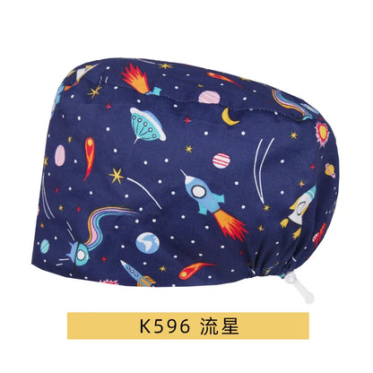 Cralom Cotton Scrub Caps - Unisex Nursing Surgical Medical Hat for Stylish Professionals