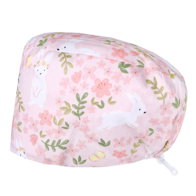 Cralom Unisex Cotton Scrub Cap: Premium Tieback Surgeon Hat