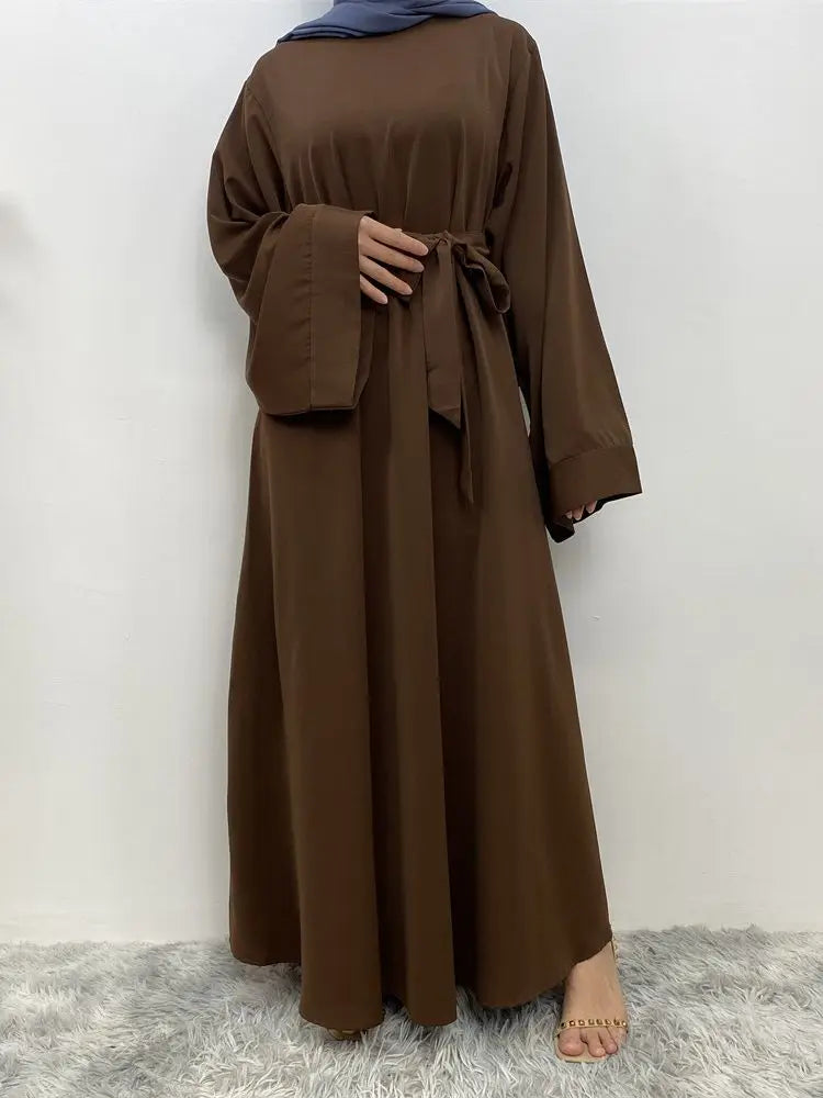 Helynys Luxury Abaya Maxi Dress Kaftan for Modest Muslim Women