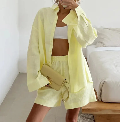 Cralom Spring 2025 Fashion Blouse & Pant Set