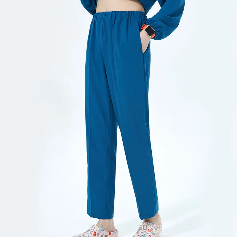 Cralom Dental Medical Scrubs Set for Women - Ideal for Hospital & Pediatric Work