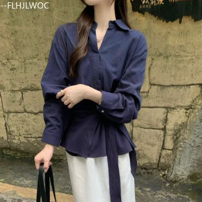 Cralom Lace-Up Peplum Top | Square Neck Design Blouse