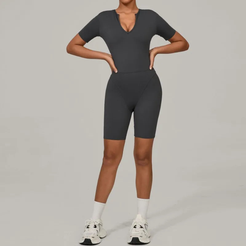 Cralom Seamless Yoga Jumpsuit for Women: Comfortable, Breathable, and Butt-Lifting Gym Activewear
