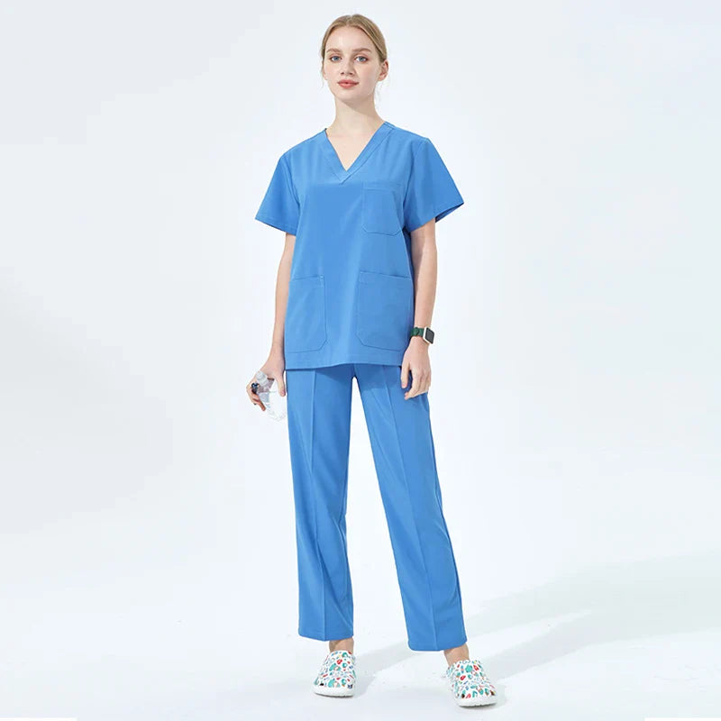 Cralom Women's Quick Dry Scrub Sets for Pet Hospital & Dental Clinic