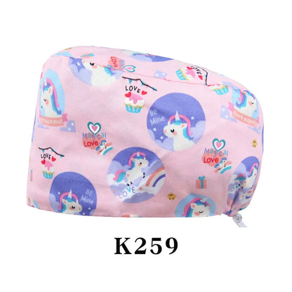 Cralom Shiba Inu Surgeon Scrub Cap - Unisex Surgical Hat in Cute Design