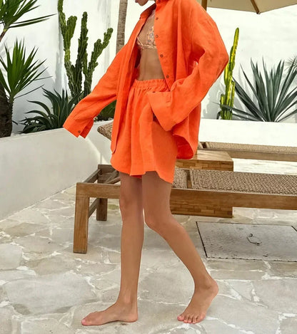 Cralom Spring 2025 Fashion Blouse & Pant Set