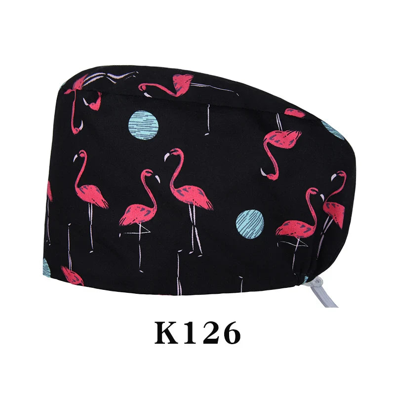 Cralom Shiba Inu Surgeon Scrub Cap - Unisex Surgical Hat in Cute Design
