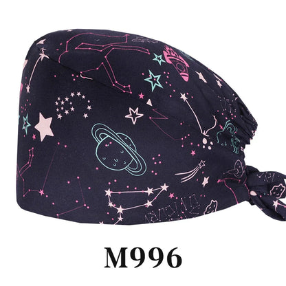 Cralom Starry Sky Healthcare Scrub Cap