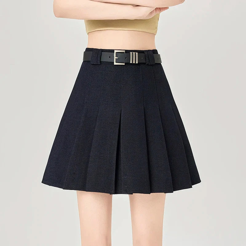 Cralom High Waist Pleated Mini Skirt 2025 Spring Summer Collection