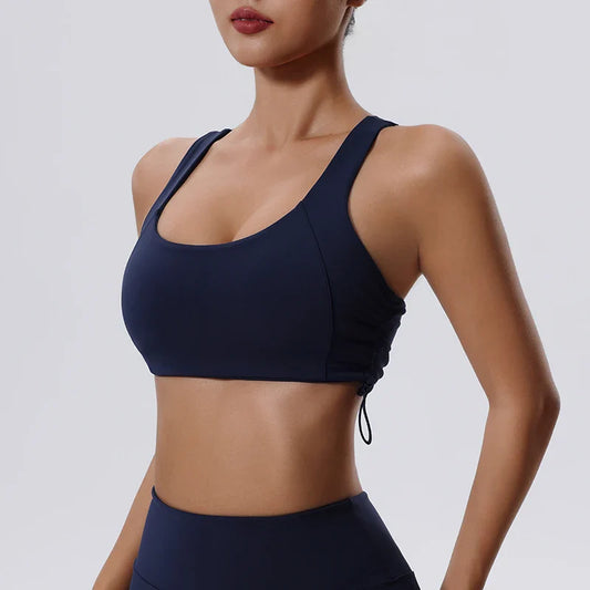 Cralom Women's Cross Strap Yoga Sports Bra Fitness Gym Vest Top