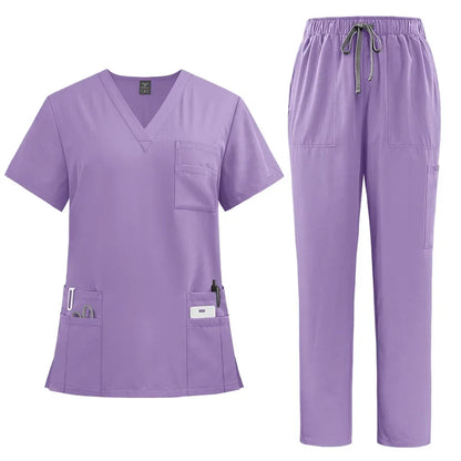 Cralom Unisex Medical Scrubs Set for Healthcare Professionals