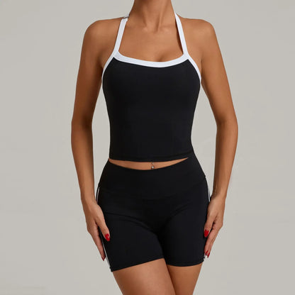 Cralom High-Waisted Booty-Lifting Yoga Set: Gym Outfit
