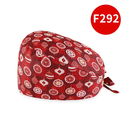 Cralom Cotton Nurse Scrub Cap: Adjustable and Breathable Dentist Hat