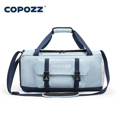 Cralom 30L Gym Bag with Shoes Compartment Waterproof Unisex Handbag Crossbody