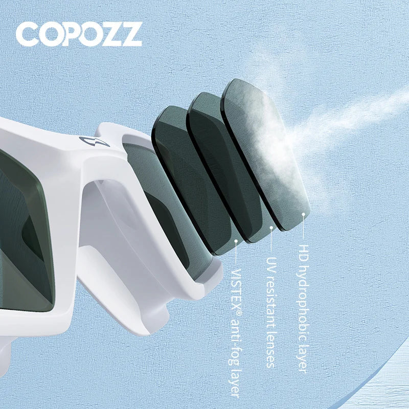 Cralom Anti-Fog UV Protection Swimming Goggles Waterproof Diving Glasses