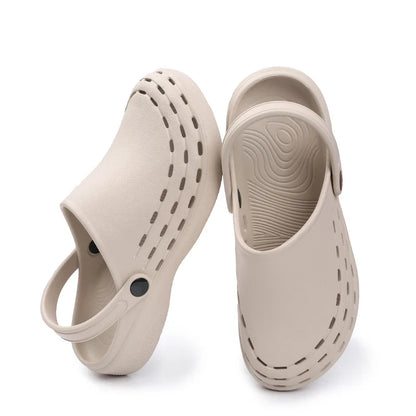 Cralom Summer Beach Sandals with Slip-Resistant Contoured Footbeds