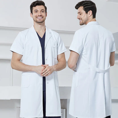 Cralom Silky Pharmacy Essentials Robe Midriff Coat Uniforms