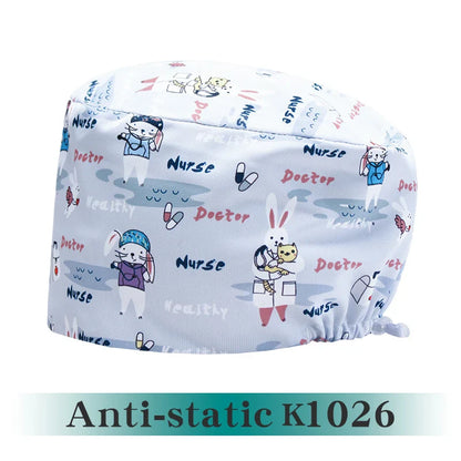 Cralom Long Hair Surgical Caps for Professionals and Chefs