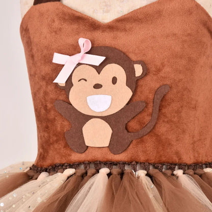 Cralom Monkey Tutu Dress for Children's Day Cosplay and Dance