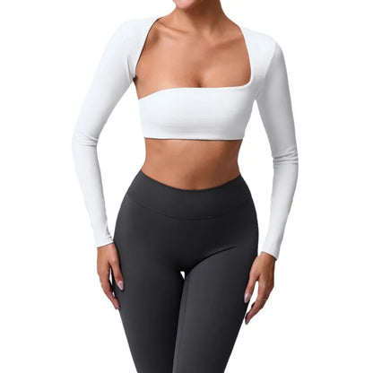 Cralom Women's Lightweight Long Sleeve Yoga Tunic for Outdoor Sports & Fitness