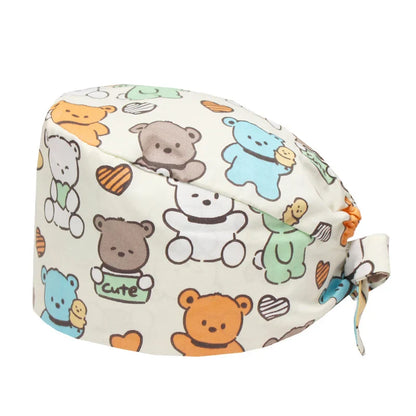 Cralom Women's Long Hair Dental Scrub Caps - Surgical & Lab Headwear