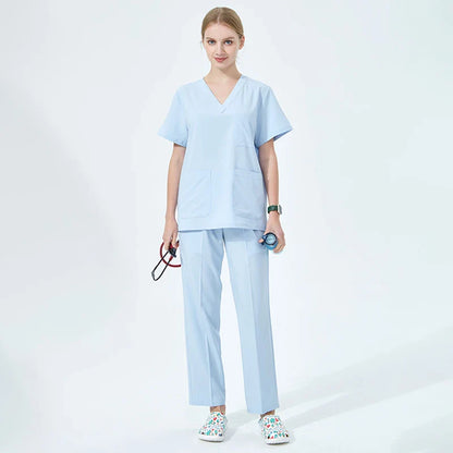 Cralom Women's Quick Dry Scrub Sets for Pet Hospital & Dental Clinic