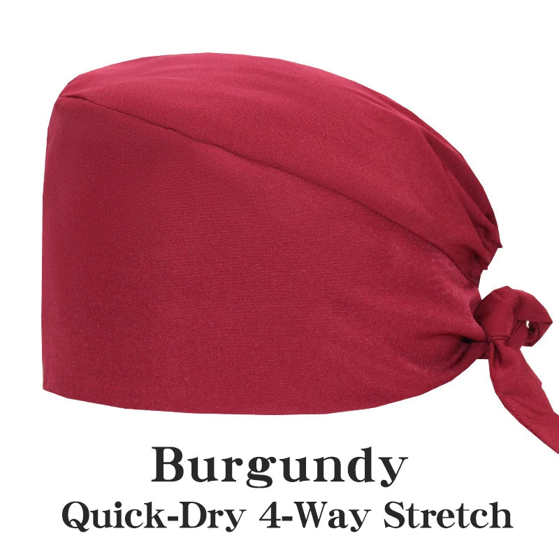 Cralom Summer Medical Caps for Beauty Salon, Spa & Clinic - Soft Surgical Hats