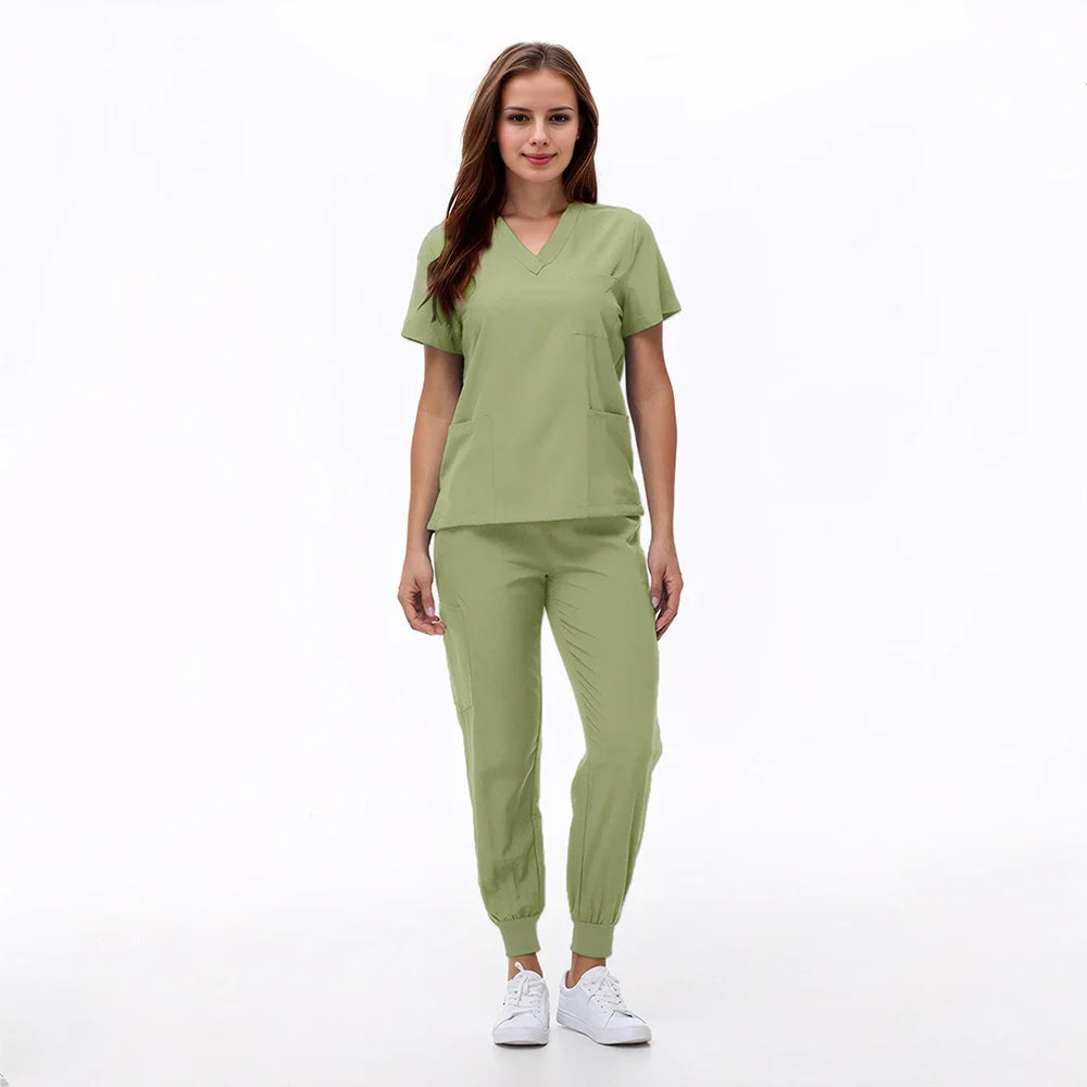 Cralom Women's Nurse Scrubs Set - Comfortable Medical Uniforms