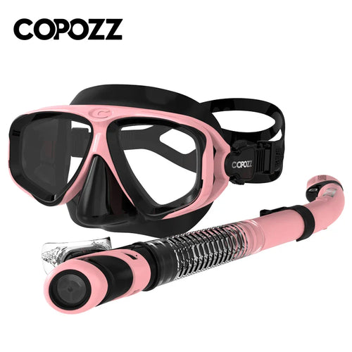 Cralom 2024 Diving Mask Set for Adults - Anti-Fog Goggles, Snorkel Tube