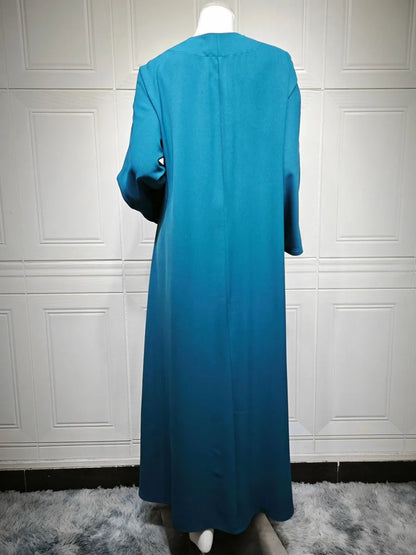 Cralom Luxury Modest Kimono Abaya Dress - Ramadan Robe