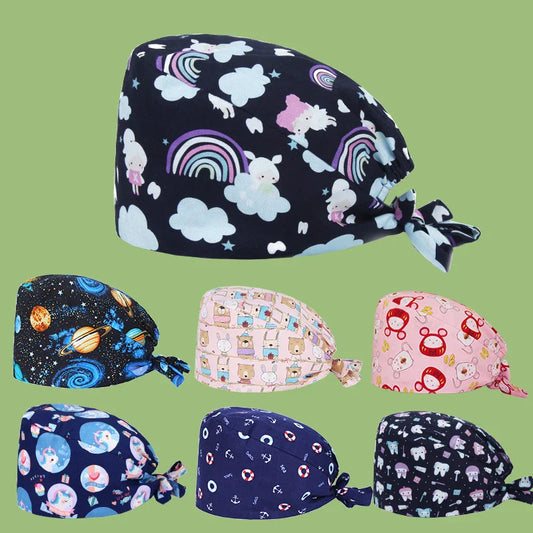 Cralom Adjustable Surgical Cap - Unisex Medical Hat