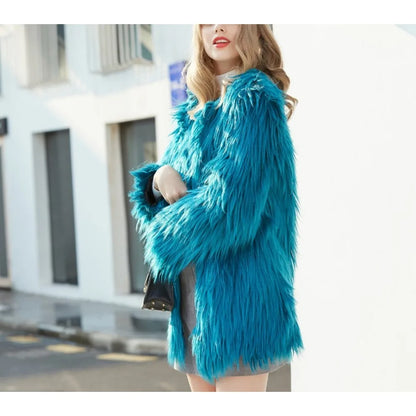 Cralom Solid O Neck Minimalist Jacket, Fashion Temperament Coat for Women