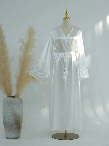 Luxury Ramadan Open Abaya by Cralom - Modest Muslim Dresses for Women