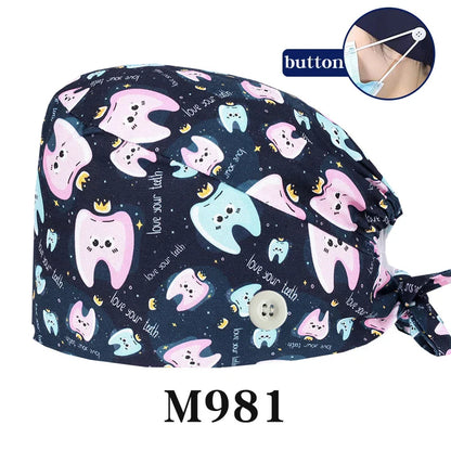 Cralom Starry Sky Healthcare Scrub Cap