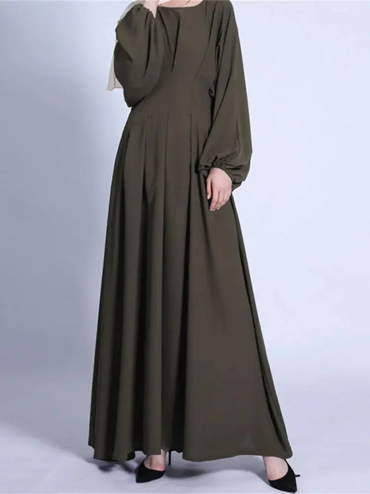 Cralom Black Modest Eid Abaya - Size M