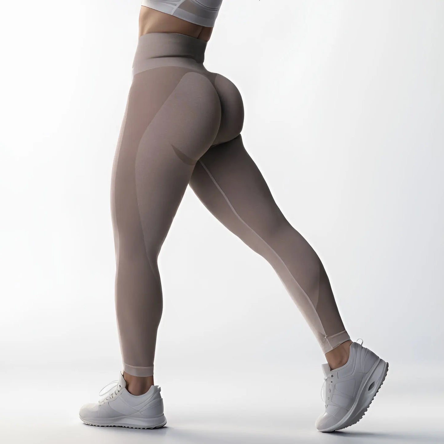 Cralom High Waist Seamless Yoga Leggings - Active Fitness Tights
