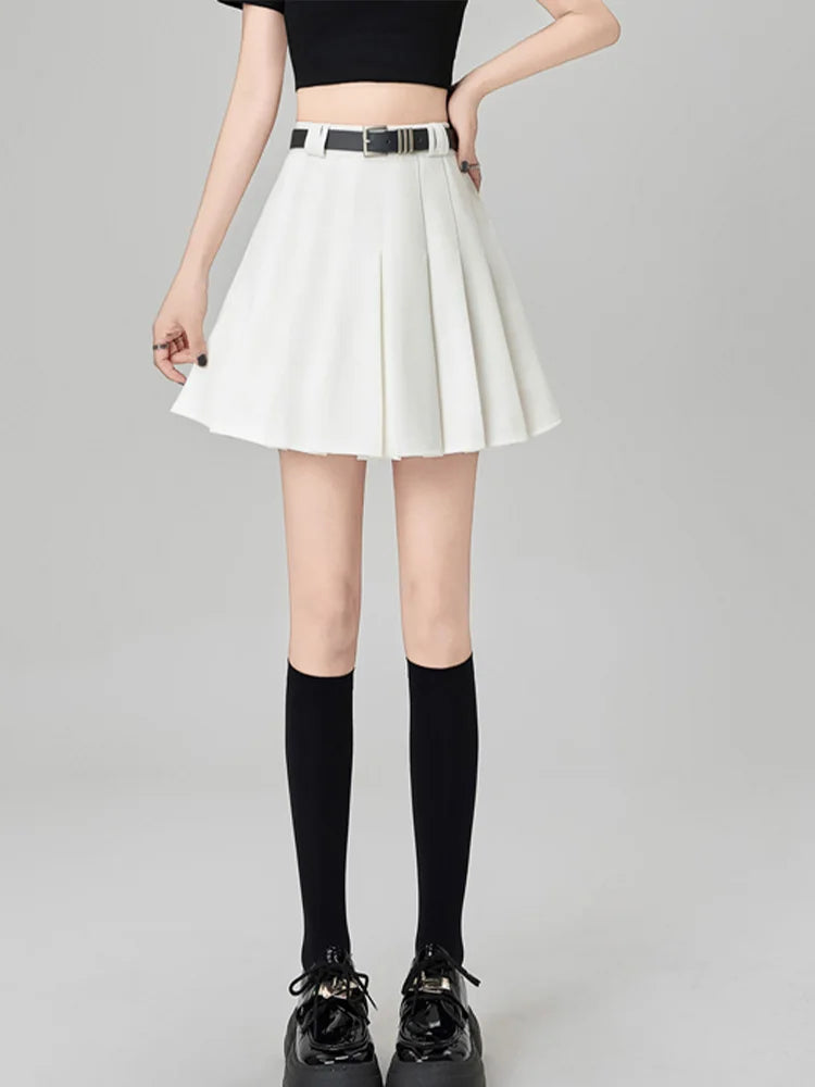 Cralom High Waist Pleated Mini Skirt 2025 Spring Summer Collection