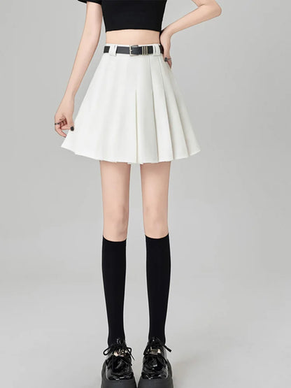 Cralom High Waist Pleated Mini Skirt 2025 Spring Summer Collection