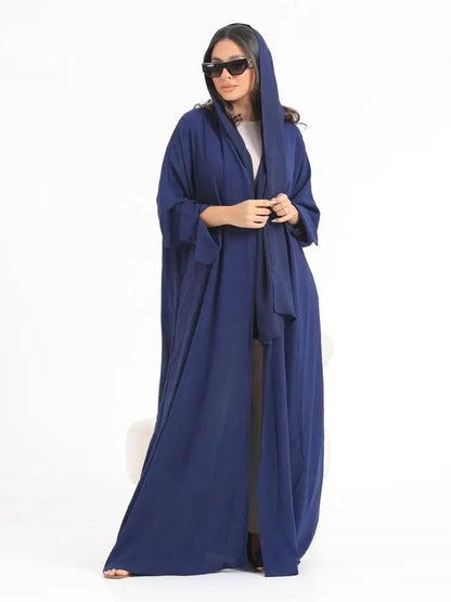Cralom Open Kimono Dubai Abaya Kaftan Dress for Women