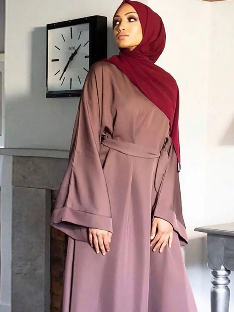 Helynys Luxury Abaya Maxi Dress Kaftan for Modest Muslim Women