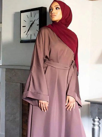 Helynys Luxury Abaya Maxi Dress Kaftan for Modest Muslim Women